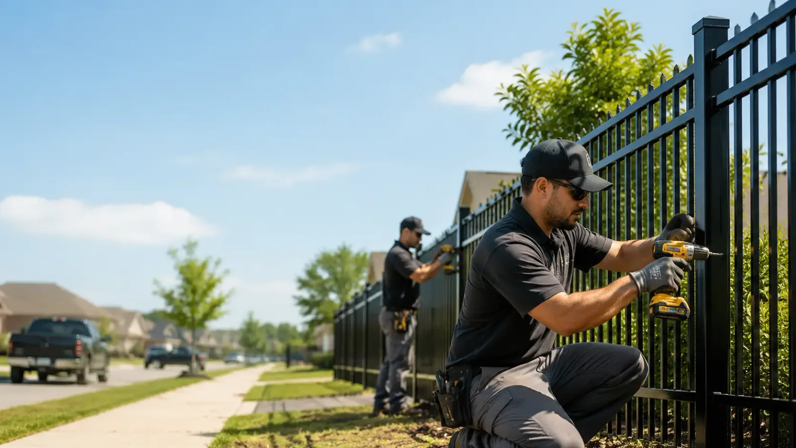Metal Fence Installation in Garden City, TX
